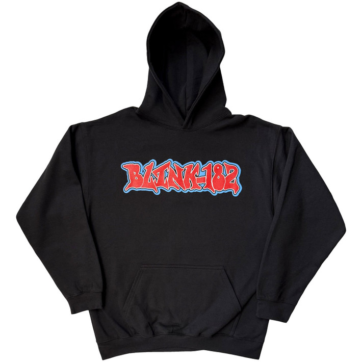 Blink-182 'Alien Reaper' (Black) Pull Over Hoodie