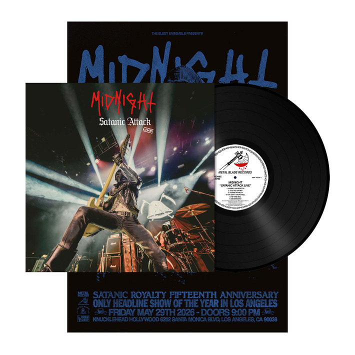 PRE-ORDER - Midnight 'Satanic Attack Live' LP 180g Black Vinyl - RELEASE DATE 6th November 2026