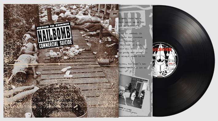PRE-ORDER - Nailbomb 'Proud To Commit Commercial Suicide' LP 180g Black Vinyl - RELEASE DATE 20th November 2026