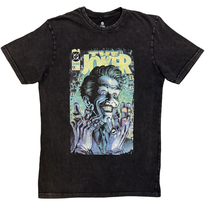 The Joker 'Rings' (Black) Stone Wash Limited Edition T-Shirt