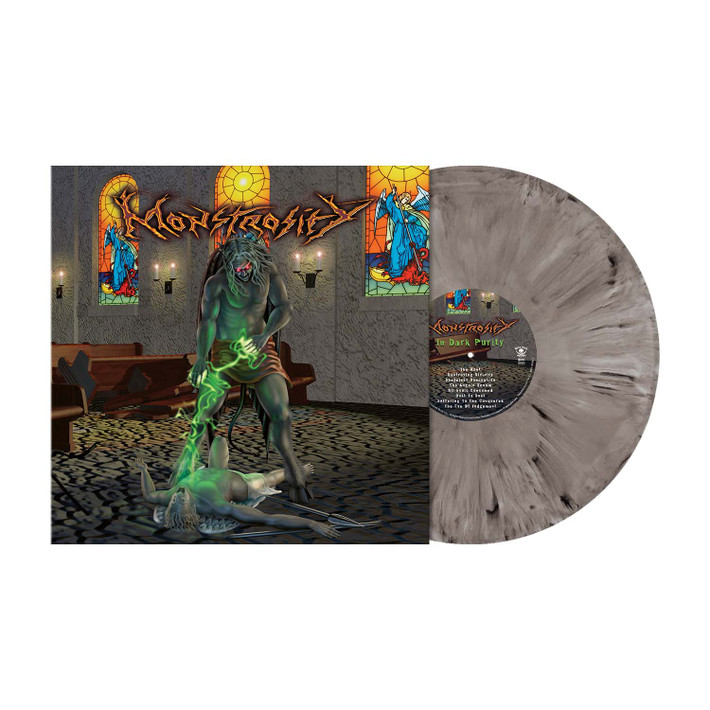 PRE-ORDER - Monstrosity 'In Dark Purity' LP Grey Brown Marbled Vinyl - RELEASE DATE 13th November 2026