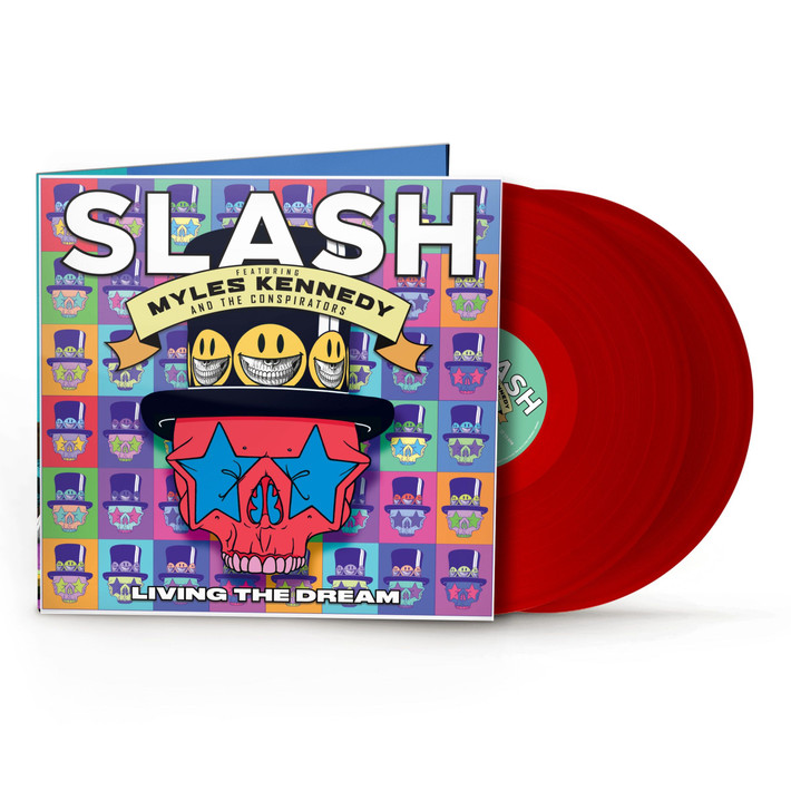 PRE-ORDER - Slash feat. Myles Kennedy & The Conspirators 'Living the Dream' 2LP Red Vinyl - RELEASE DATE 30th October 2026