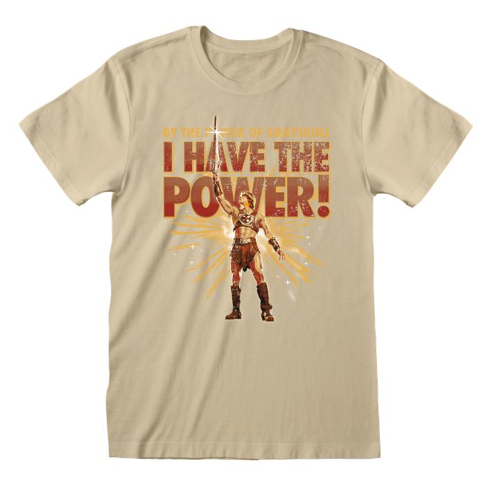 He-Man & The Masters of the Universe '2026 Movie - Have The Power' (Ecru) T-Shirt