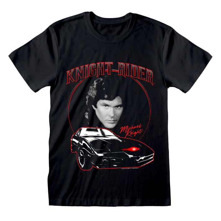 Knight Rider 'Micheal and KITT' (Dark Heather) T-Shirt