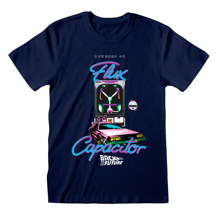 Back to the Future 'Fluxcapacitor' (Navy) T-Shirt