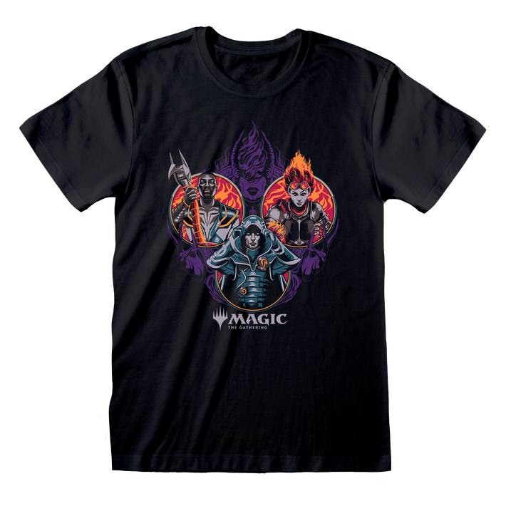 Magic: The Gathering 'Character Group Pose' (Black) T-Shirt