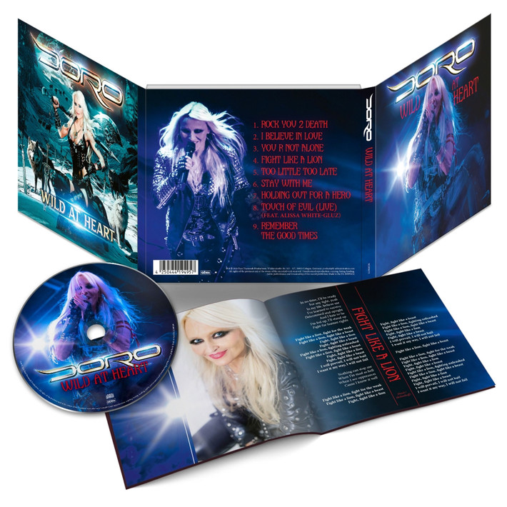 PRE-ORDER - Doro 'Wild At Heart' CD Digipack - RELEASE DATE 11th December 2026