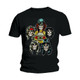 T-shirt Guns N' Roses 'Vintage Heads' Noir - Merchandising Officiel - Taille Regular - Neuf Avec étiquettes