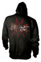 Produktbild von Slipknot Splatter Hoodie – Offizieller Schwarzer Pullover Mit Kapuze, Loose Fit (100% Official Merchandise)