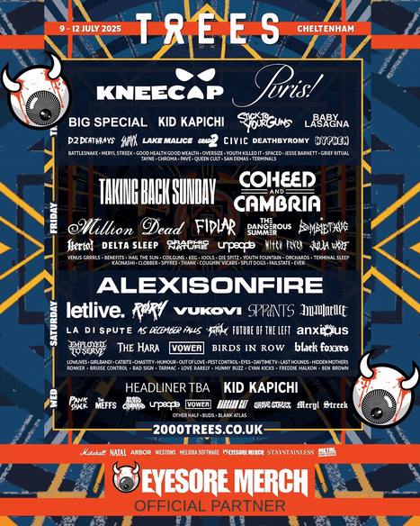 2000Trees Festival 2025: The Ultimate Alternative Rock Celebration – Officially Partnered with Eyesore Merch!