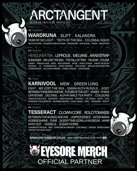 ArcTanGent Festival 2025 - Eyesore Merch is an Official Partner!