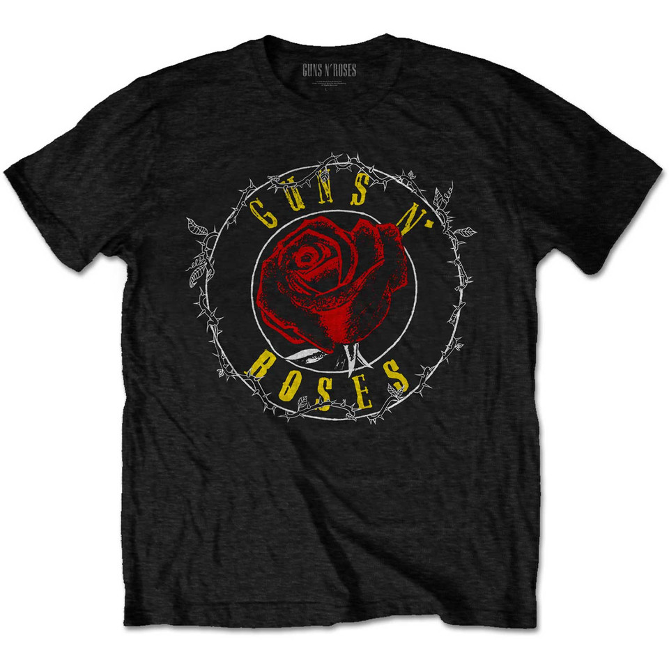 Guns N' Roses 'Used To Love Her Rose' (Black) T-Shirt