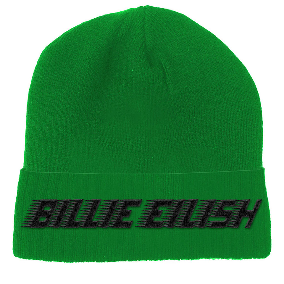 Billie Eilish Cap Billie Eilish 'Blohsh' Beanie Hat & Glove