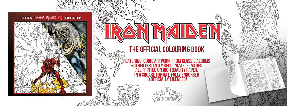 The Official Iron Maiden Colouring Books Double Bundle