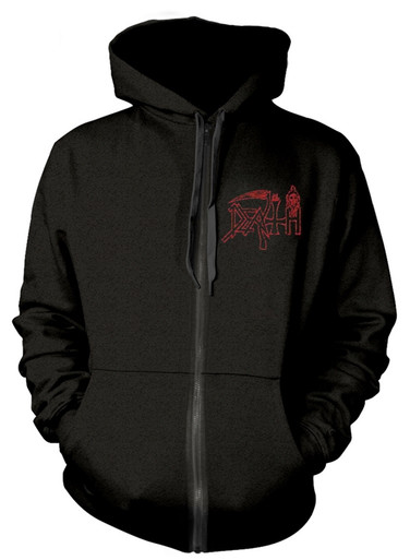 Death 'Human' Zip Up Hoodie