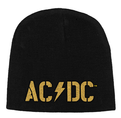 AC/DC 'PWR UP Logo' (Black) Beanie Hat | Eyesore Merch