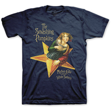 The Smashing Pumpkins 'Mellon Collie' (Navy) T-Shirt