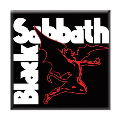 Black Sabbath Daemon Ring Logo Pin Badge Size One Size