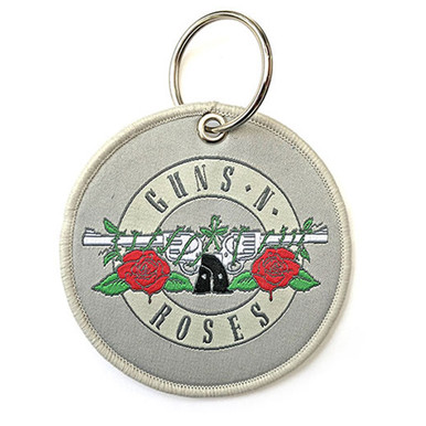 Guns N' Roses 'Silver Circle Logo' Patch Keyring | Eyesore Merch