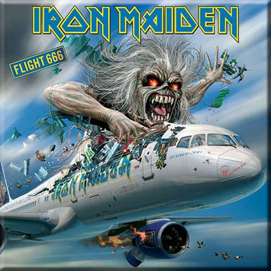 Iron Maiden 'Flight 666' Fridge Magnet | Eyesore Merch