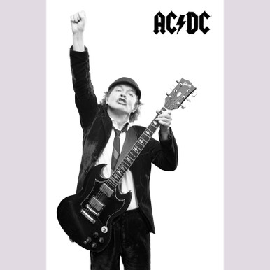 AC/DC 'Angus' Textile Poster | Eyesore Merch