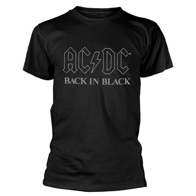 AC/DC 'Back In Black' (Black) T-Shirt ¦ Eyesore Merch