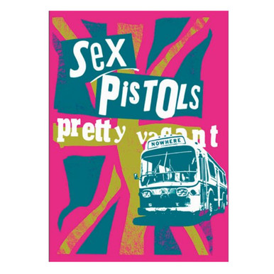 Sex Pistols 'Pretty Vacant' Postcard | Eyesore Merch