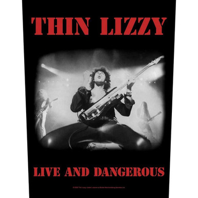 Thin Lizzy 'Live & Dangerous' Back Patch | Eyesore Merch