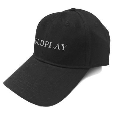 Coldplay 'White Logo' (Black) Baseball Cap | Eyesore Merch