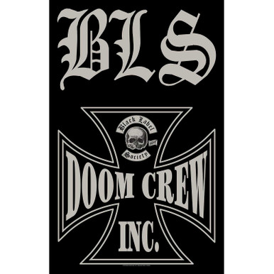 T-shirt Black Label Society Doom Crew - Noir Officiel, Coton, Manches Courtes, Taille ST2491