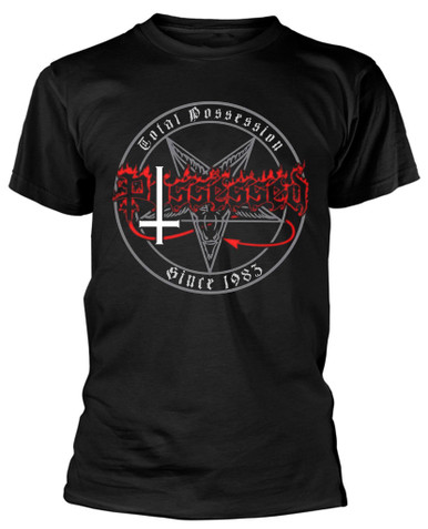 Possessed 'Total Possession' (Black) T-Shirt | Eyesore Merch