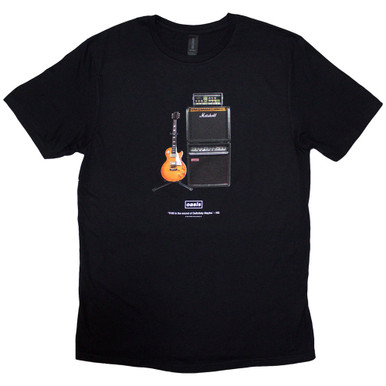 Oasis 'Definitely Maybe Guitar' (Black) T-Shirt | Eyesore Merch