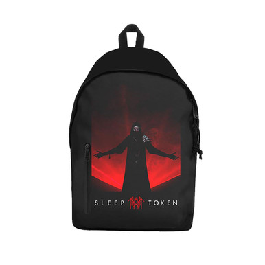 Rocksax Portafoglio Da Viaggio Sleep Token - Rosso E Nero - Unisex - Piccolo - In PU Con Cerniera E 5 Scomparti
