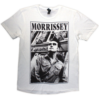 Morrissey Tシャツ 90s 白 Morrissey 'Maurice B&W' (White) T-Shirt | Eyesore Merch