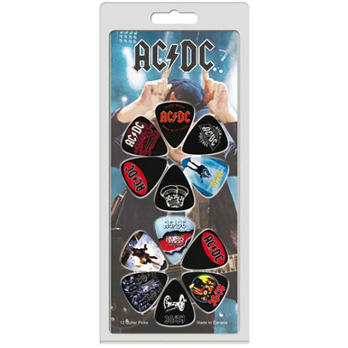 AC/DC 'Album Covers' Plectrum 12 Pack