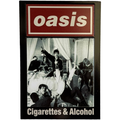 Oasis 'Cigarettes & Alcohol Single' Ex-Tour Fridge Magnet