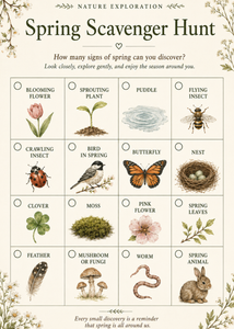 Free Spring Scavenger Hunt