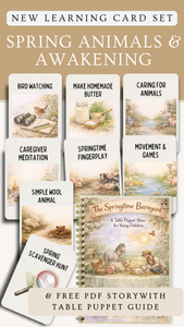 Spring Animals & Awakening Learning Cards (10 Cards)