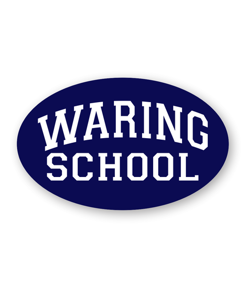 Waring School Oval  decal