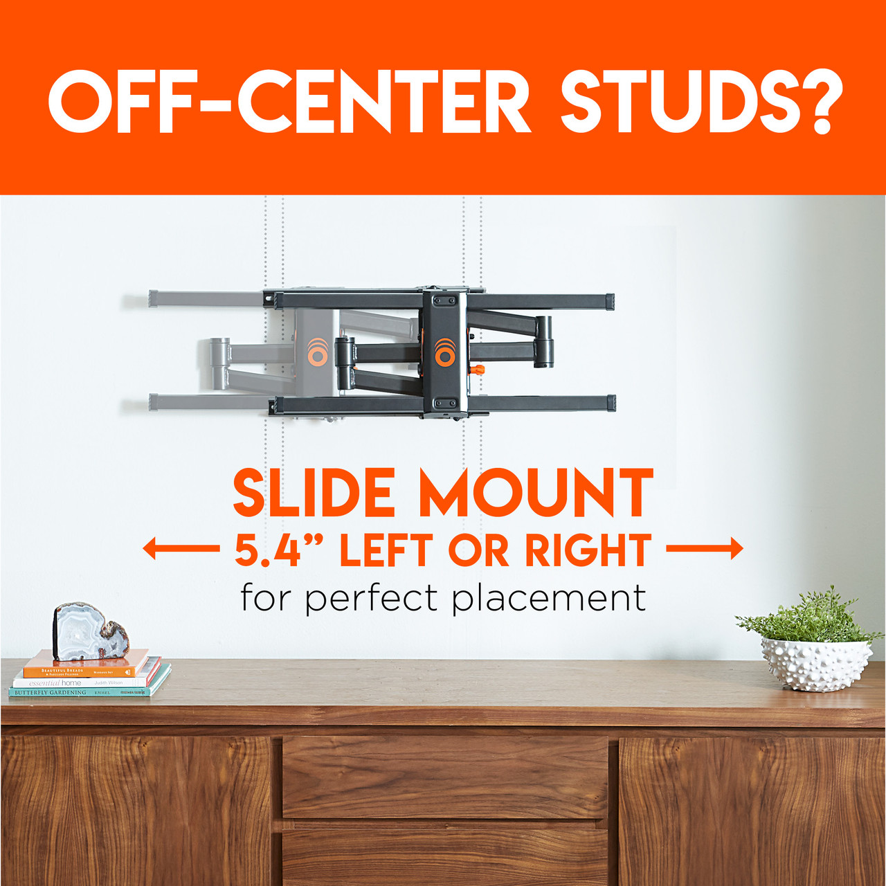 Full Motion TV Wall Mount for 43"-82" Flat Screen TVs - Thumbnail 3