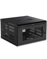 6U Open Enclosed Rack With 2 Rack Shelves