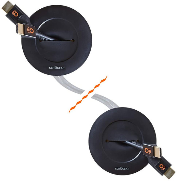 Black In-Wall Cable Management Grommet Kit - EGAV-CMIWGB