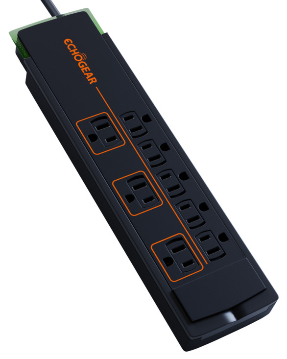 Low profile surge protector with high Joules rating