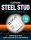 Easy to use steel stud TV mounting kit
