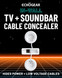 TV and soundbar cable concealing kit 