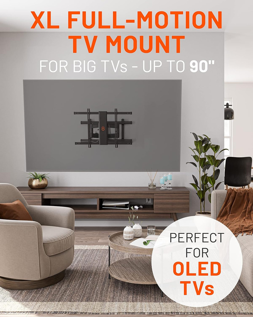 Sanus Super Slim Full-Motion TV Mount -40\" - 90\" VLFS820B2