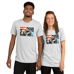 Unisex Maverick Mark Short Sleeve Tri-Blend Shirt