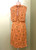 2661 Orange coctailkjole