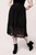 Rhea black skirt