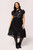Rhea black skirt